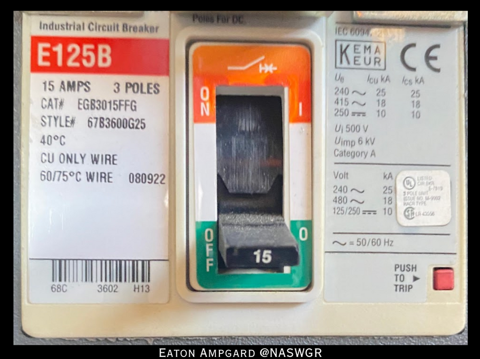 Eaton / Cutler Hammer Ampgard Medium Voltage Control Cell Section- 1750HP/4160V