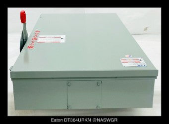 Eaton DT364URKN Heavy Duty Safety Switch - 200A/600V/3P/N3R - Unused