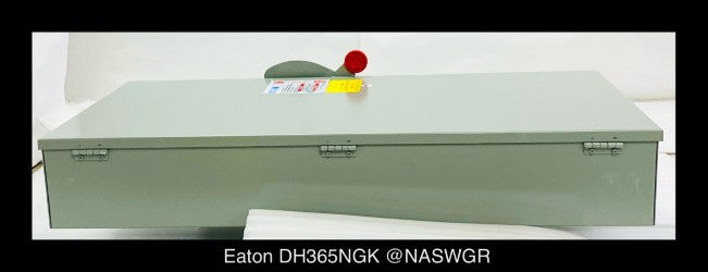 Eaton DH365NGK Heavy Duty Safety Switch - 400A/600V/3P3W/N1 - Unused