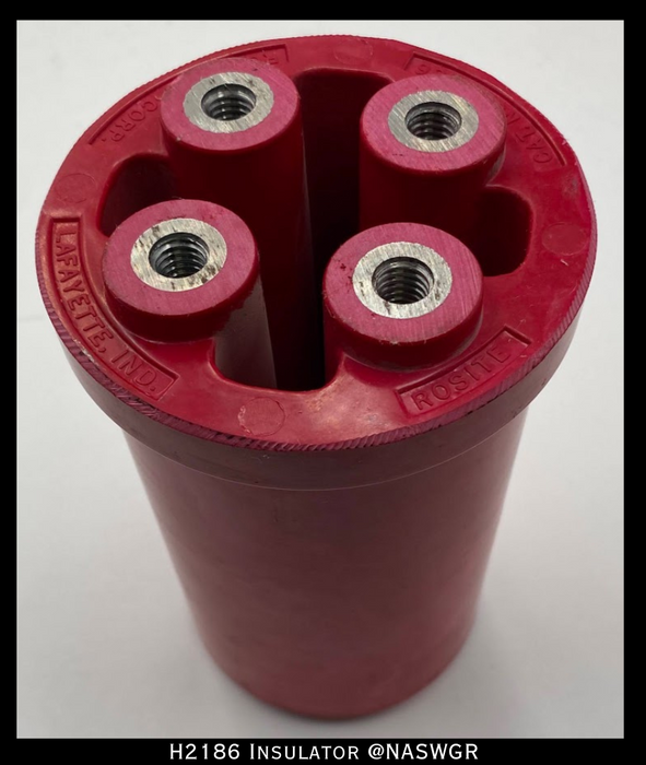 Rostone Corp. Red Glastic H2186 Insulator 6"