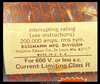 McGraw Edison LPS-R-600 Fuse - 600A/600V