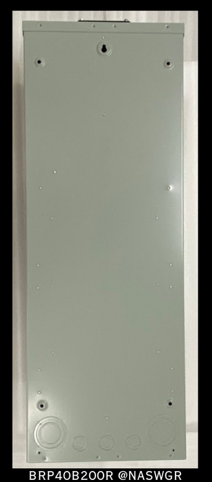 Eaton BRP40B200R BR Load Center Main Breaker Panel - 200A/NEMA 3R - Unused