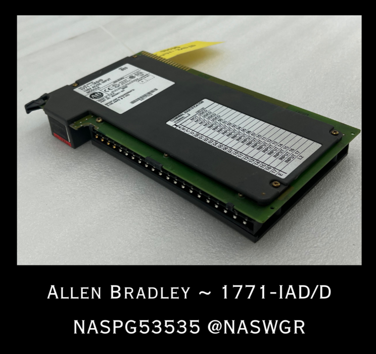 1771-IAD/D ~ Allen Bradley 1771-IAD/D - 120VAC/DC INPUT MODULE