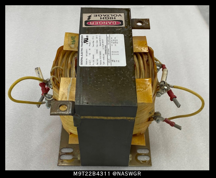 General Electric M9T22B4311 / 8702116690D Control Power Transformer - 240/480V