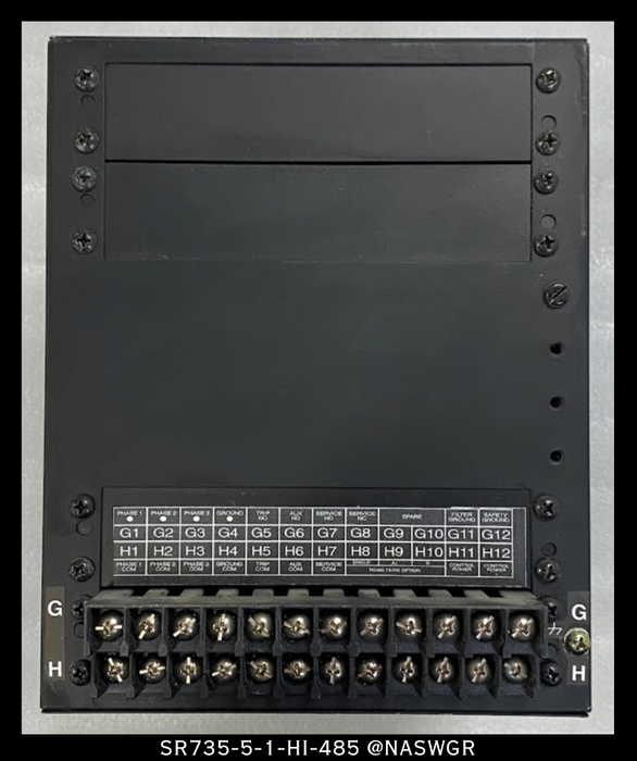 General Electric Multilin SR735 Feeder Protection Relay SR735-5-1-HI-485