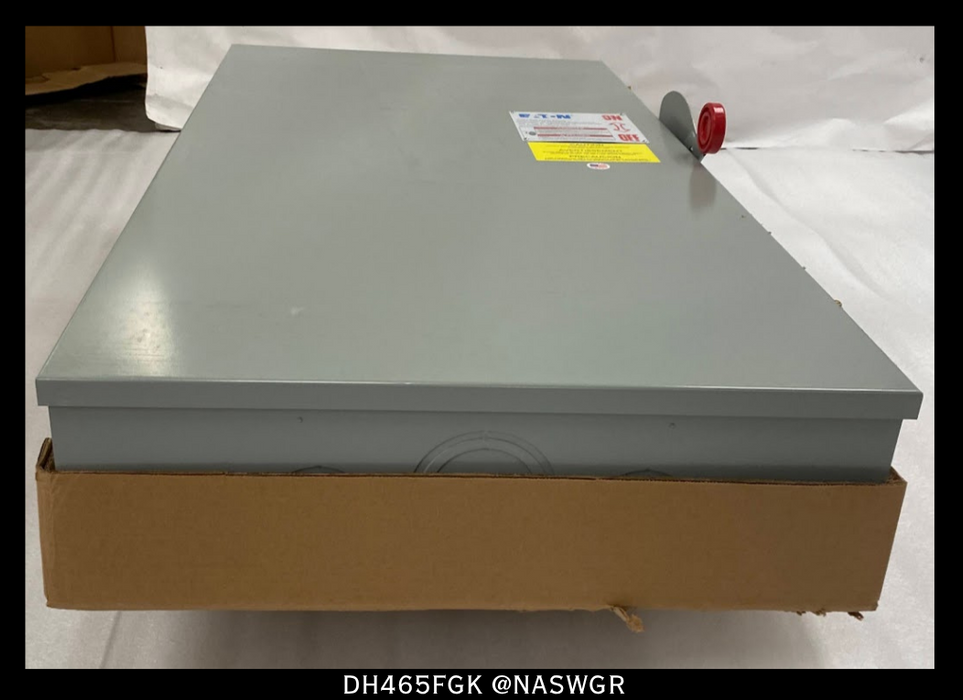 Eaton DH465FGK Heavy Duty Safety Switch - 400A/600V/4P/Type 1 - Unused
