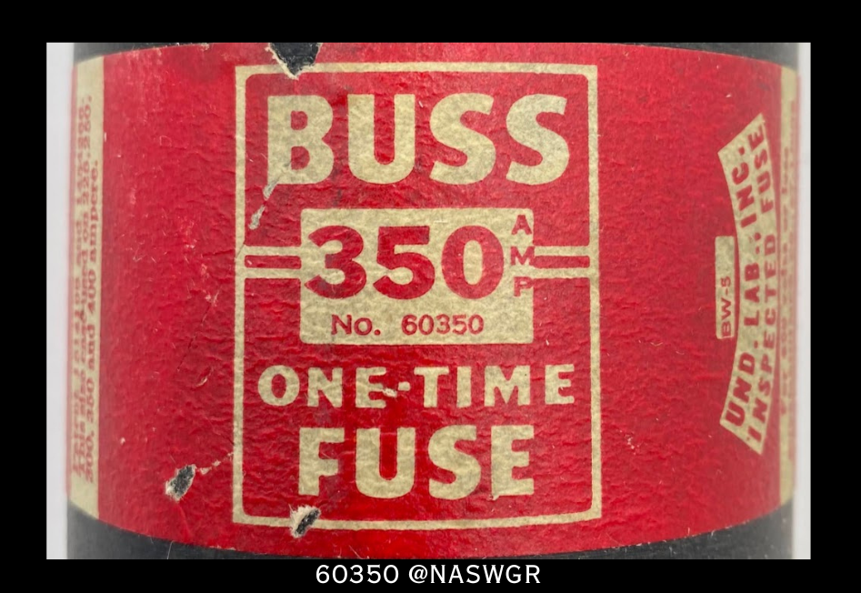 Bussman 60350 One-Time Fuse - 350A
