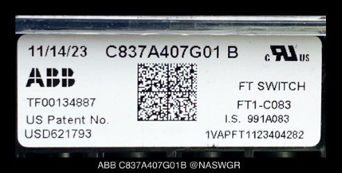 ABB FT-1, C837A407G01B Flexitest Test Switch - 10 Pole - Unused