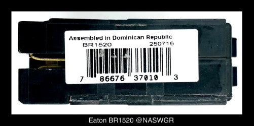 Eaton BR1520 Non-CTL Plug-On Circuit Breaker - 15/20 Amp - Unused - Lot of 10