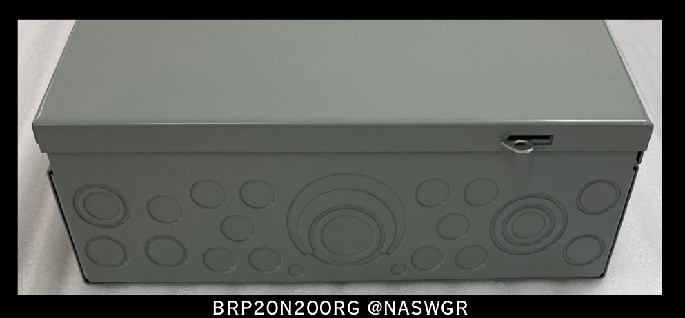 Eaton BRP20N200RG BR Load Center Breaker Panel - 200A/NEMA 3R - Unused