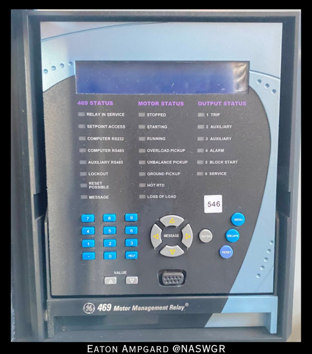 Eaton / Cutler Hammer Ampgard Medium Voltage Control Cell Section- 300HP/4160V