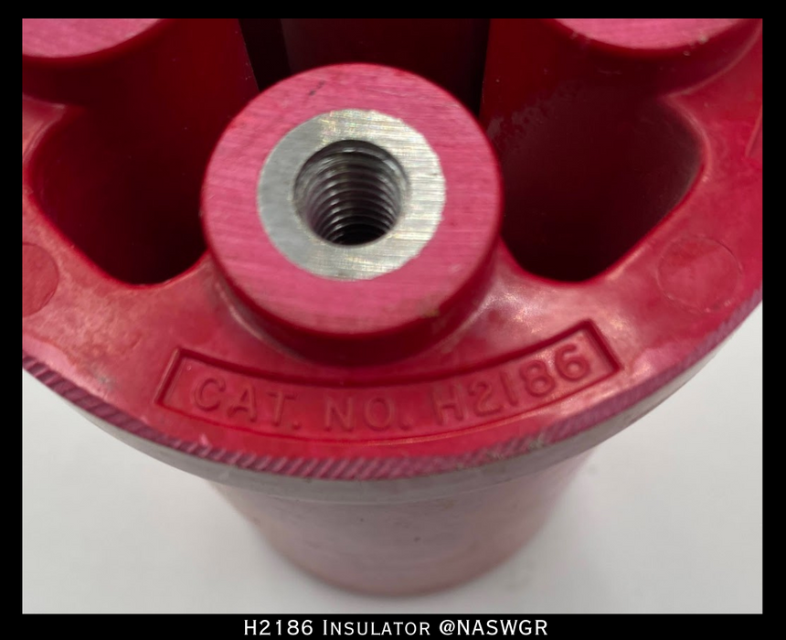 Rostone Corp. Red Glastic H2186 Insulator 6"
