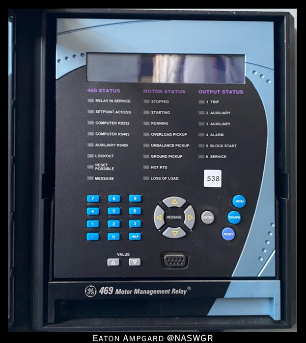 Eaton / Cutler Hammer Ampgard Medium Voltage Control Cell Section- 600HP/4160V