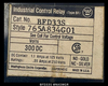 Westinghouse BFD33S Control Relay - 120vDC Coil - Unused