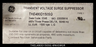GE THEL480D150SG Transient Voltage Surge Suppressor / Ferraz Shawmut SS200-4 Special Purpose Switch - 200KA/600vAC