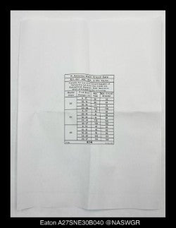 Eaton A27SNE30B040 Definite Purpose Starter - 30A/208-240v Coil - Unused