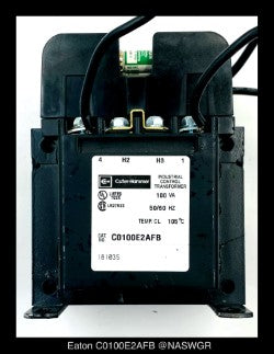 Eaton C0100E2AFB Industrial Control Transformer - 480:120v/100VA