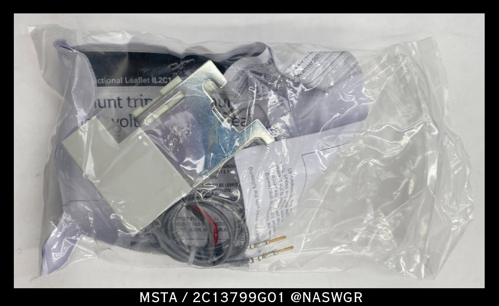 Eaton Magnum MSTA / 2C13799G01 Shunt Trip Assembly - 110-127vAC - Surplus