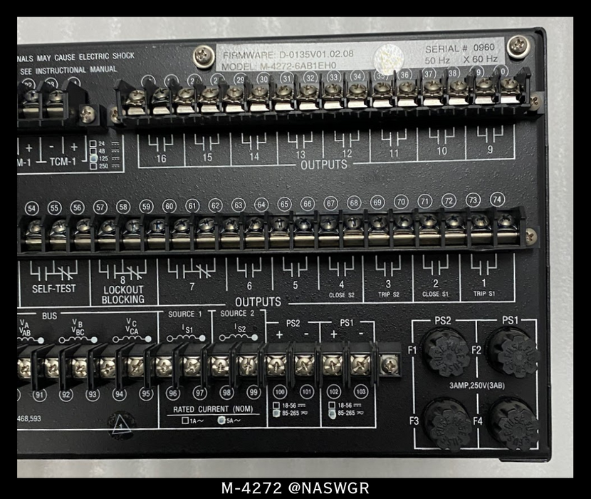 Beckwith Electric M-4272 Motor Bus Transfer System