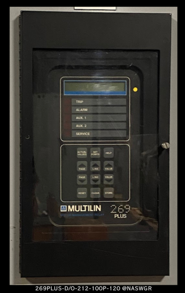 General Electric 269Plus-D/O-212-100P-120 Motor Management Relay