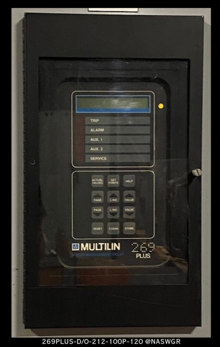 General Electric 269Plus-D/O-212-100P-120 Motor Management Relay