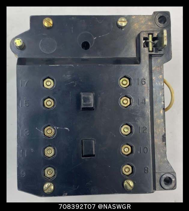 ABB 708392T07 Control Device Relay - 125vDC