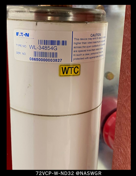 Eaton 72VCPW-ND32 Vacuum Circuit Breaker (E/O,D/O) - 7.2kV/ 1250A