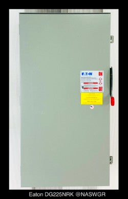 Eaton DG225NRK General Duty Safety Switch - 400A/240V/2P3W/N3R - Unused