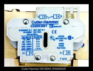 Eaton CN15DN3 Freedom Series Contactor - 27Amp/120v -Tested/ 1Yr Warranty