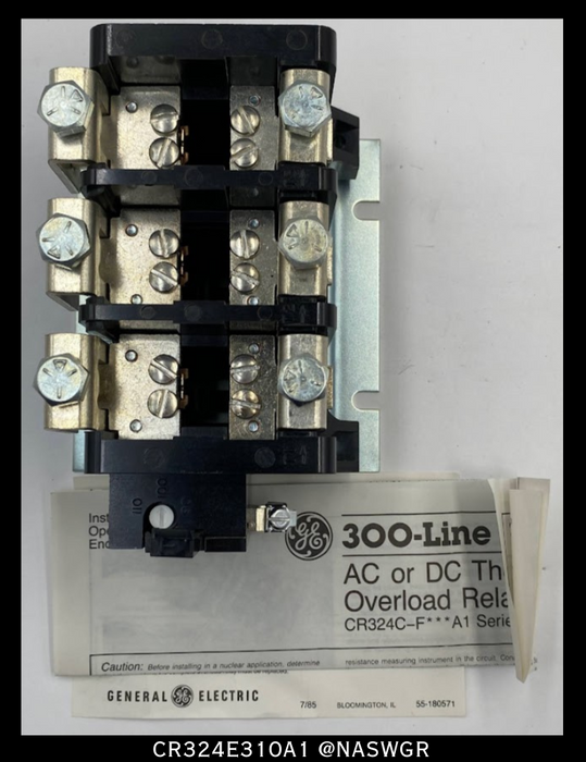 General Electric CR324E310A1 Overload Relay