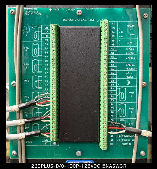 GE Multilin 269PLUS-D/O-100P-125VDC Motor Management Relay