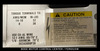 General Electric Model 8000 Motor Control Center Type FDRFUSW