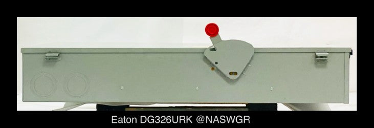 Eaton DG326URK General Duty Safety Switch - 600A/240V/3P/N3R - Unused/Warranty