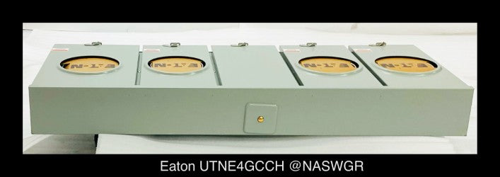 Eaton UTNE4GCCH Meter Socket 125A/600V/1P3W/N3R - Unused