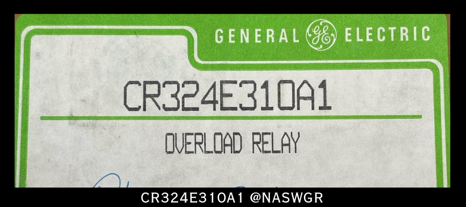 General Electric CR324E310A1 Overload Relay