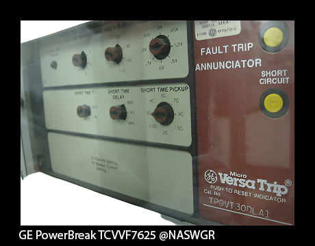 GE PowerBreak TCVVF7625 Circuit Breaker (M/O,D/O) - 2500 Amp