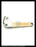 General Electric AK-2A-50 Circuit Breaker (M) Breaker Side Link, Right - P/N: 457A624G1