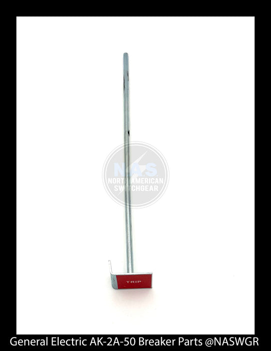 General Electric AK-2A-50 Circuit Breaker (M) Breaker Trip Button and Rod Assembly - P/N: 411A904G5
