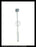 General Electric AK-2A-50 Circuit Breaker (M) Breaker Trip Button and Rod Assembly - P/N: 411A904G5