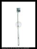 General Electric AK-2A-50 Circuit Breaker (M) Breaker Trip Button and Rod Assembly - P/N: 411A904G5