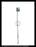 General Electric AK-2A-50 Circuit Breaker (M) Breaker Trip Button and Rod Assembly - P/N: 411A904G5