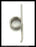 General Electric AK-2A-50-1 Circuit Breaker (E) Breaker Spring - P/N: 412A140P1