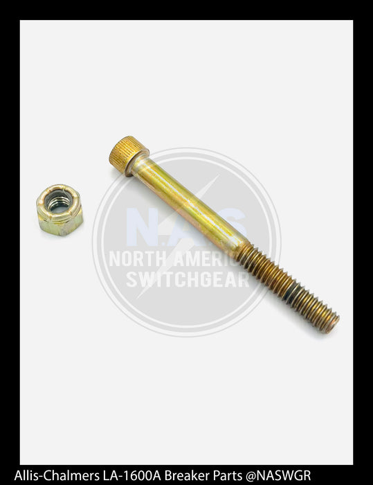 Allis-Chalmers LA-1600A Breaker Screw & Stop Nut - P/N: 00-615-114-390