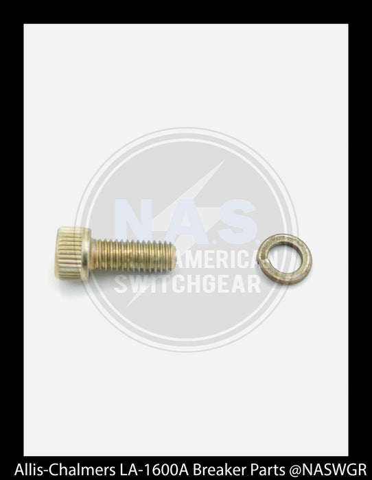 Allis-Chalmers LA-1600A Breaker Screw & Lock Washer - P/N: 00-615-124-218
