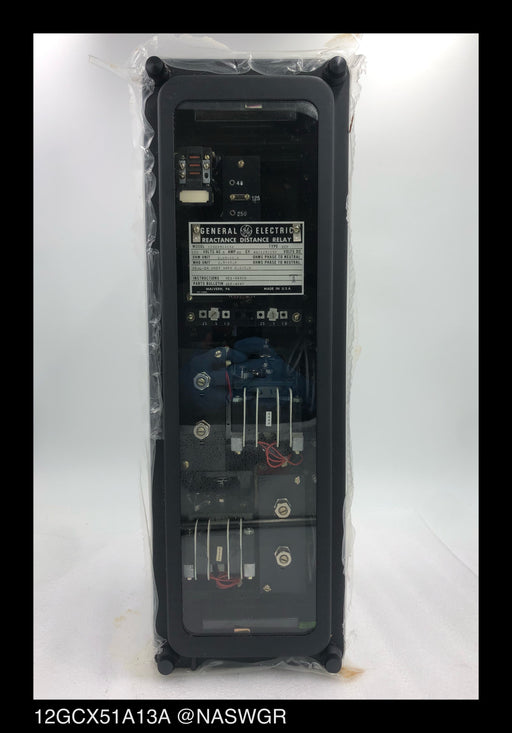 GE 12GCX51A13A Directional Distance Reactance Relay - 5 Amp, 120vAC - Unused Surplus