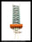 General Electric AK-2A-50 Circuit Breaker (M) Breaker Spring Guide Assembly (Closing) - P/N: 889B0408G1