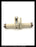 General Electric AK-2A-50 Circuit Breaker (M) Breaker Crank (Includes Outer Race of Bearing) - P/N: 698C992G4