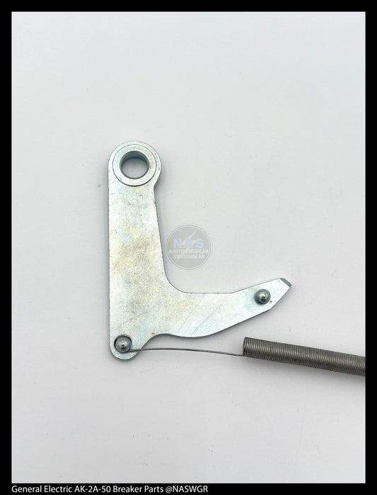 General Electric AK-2A-50 Circuit Breaker (M) Breaker Pawl with Spring (Rear) - P/N: 698C985G1