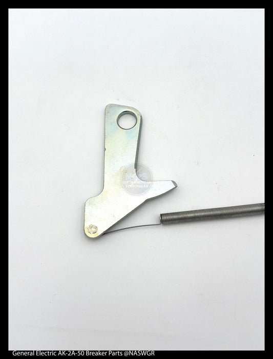General Electric AK-2A-50 Circuit Breaker (M) Breaker Pawl with Spring (Front) - P/N: 698C985G2