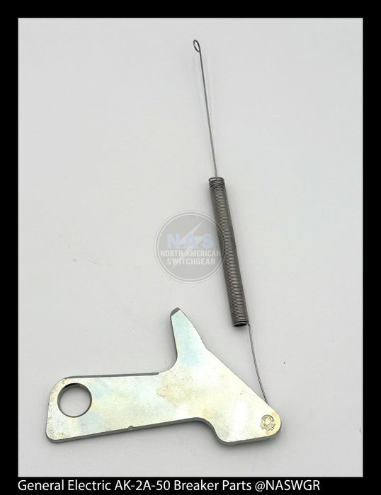 General Electric AK-2A-50 Circuit Breaker (M) Breaker Pawl with Spring (Front) - P/N: 698C985G2